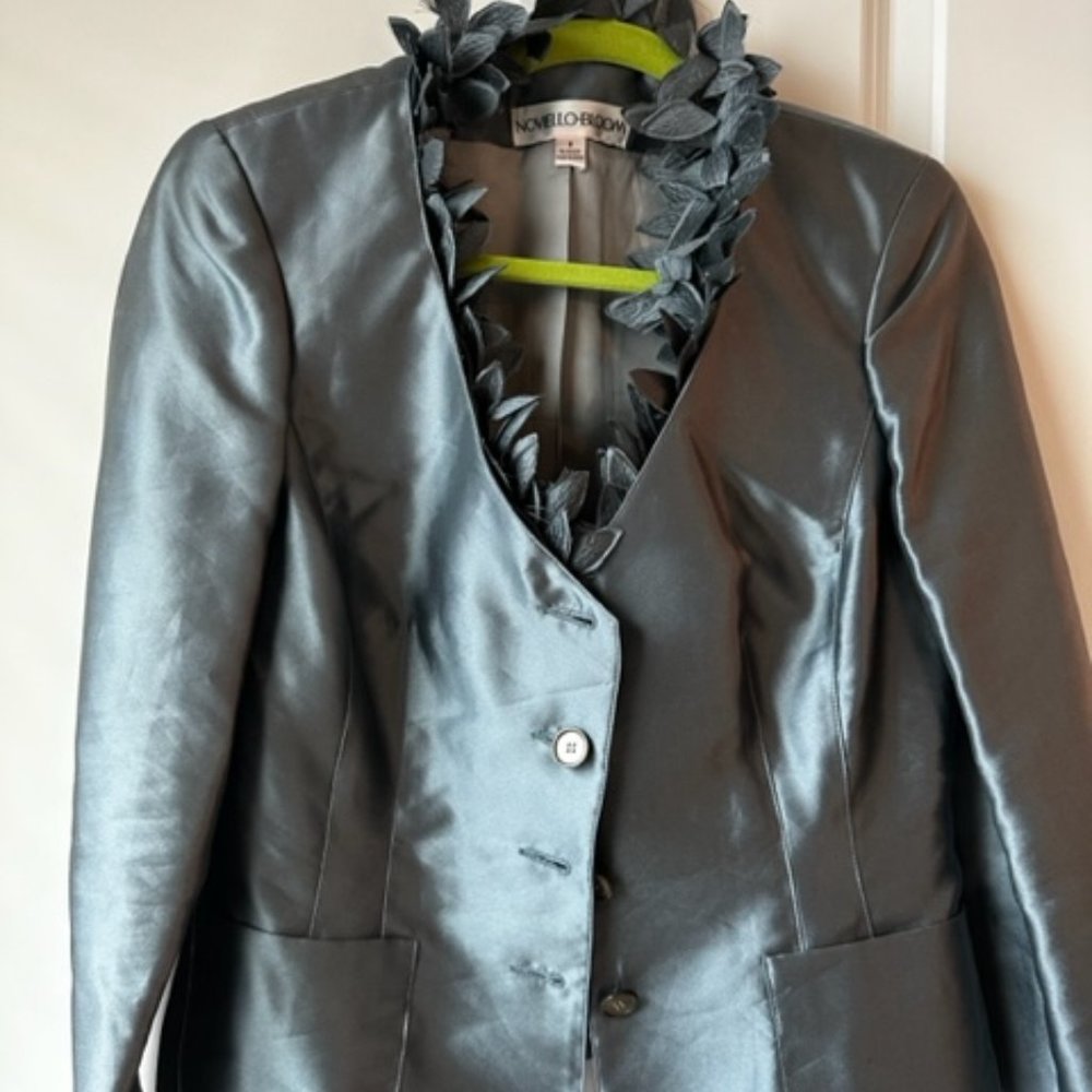 Ladies Two piece suit, Steel Blue Size 8